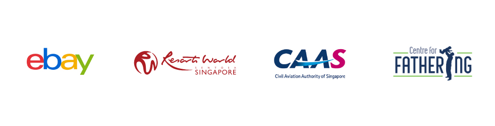 eBay, Resorts World Sentosa, CAAS, Centre for Fathering